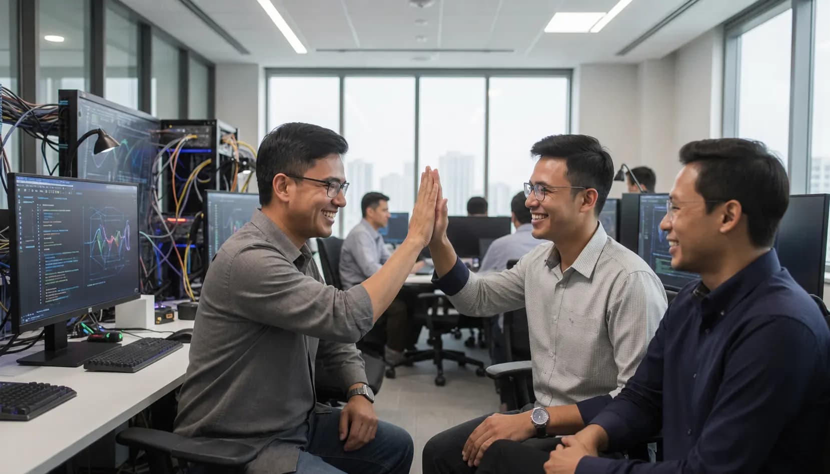 Drop a team / office photo